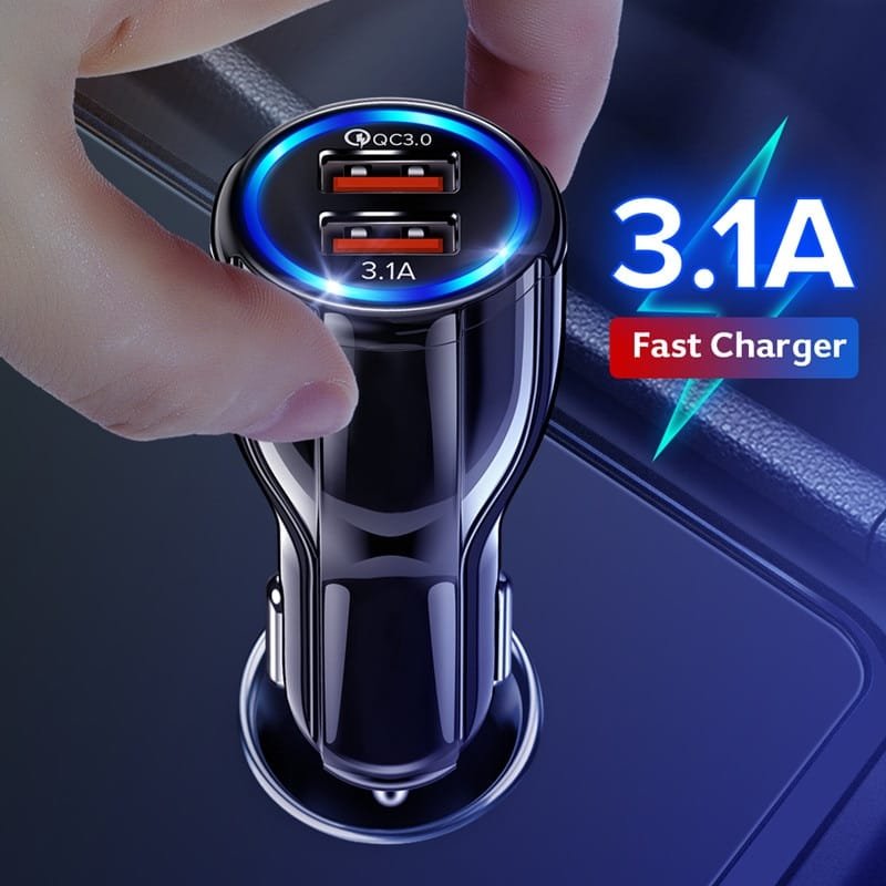 Universal Car Charger with Dual USB