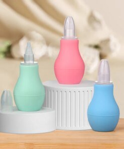 Simple Silicone Baby Nasal Aspirator Sucker Cleaner Nose Wash Anit Backflow Snot Cleaner