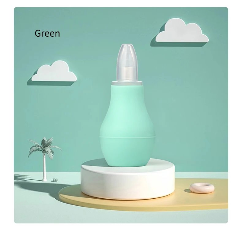 Simple Silicone Baby Nasal Aspirator Sucker Cleaner Nose Wash Anit Backflow Snot Cleaner