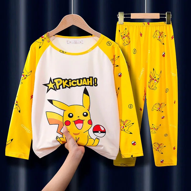 Pokemon Kids Pajamas Boys Toddlers Girl Fashion Clothes Girls Clothes Pajamas Unisex Kids Clothing Sets