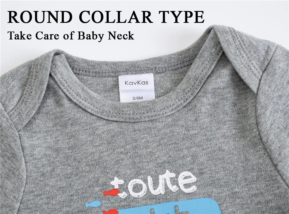 Kavkas Baby Boys Girls Bodysuit 6 PCS 3 PCS Long Sleeve 100% Cotton Baby Clothes 0-12 months Newborn body bebe Jumpsuit Clothing Kavkas Baby Boys Girls Bodysuit 6 PCS 3 PCS Long Sleeve 100% Cotton Baby Clothes 0-12 months Newborn body bebe Jumpsuit Clothing