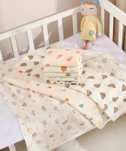 80x80cm Baby Receive Blanket for Newborn Cotton Muslin Swaddle Blanket Bedding Infant Bath Towel Baby Items Mother Kids
