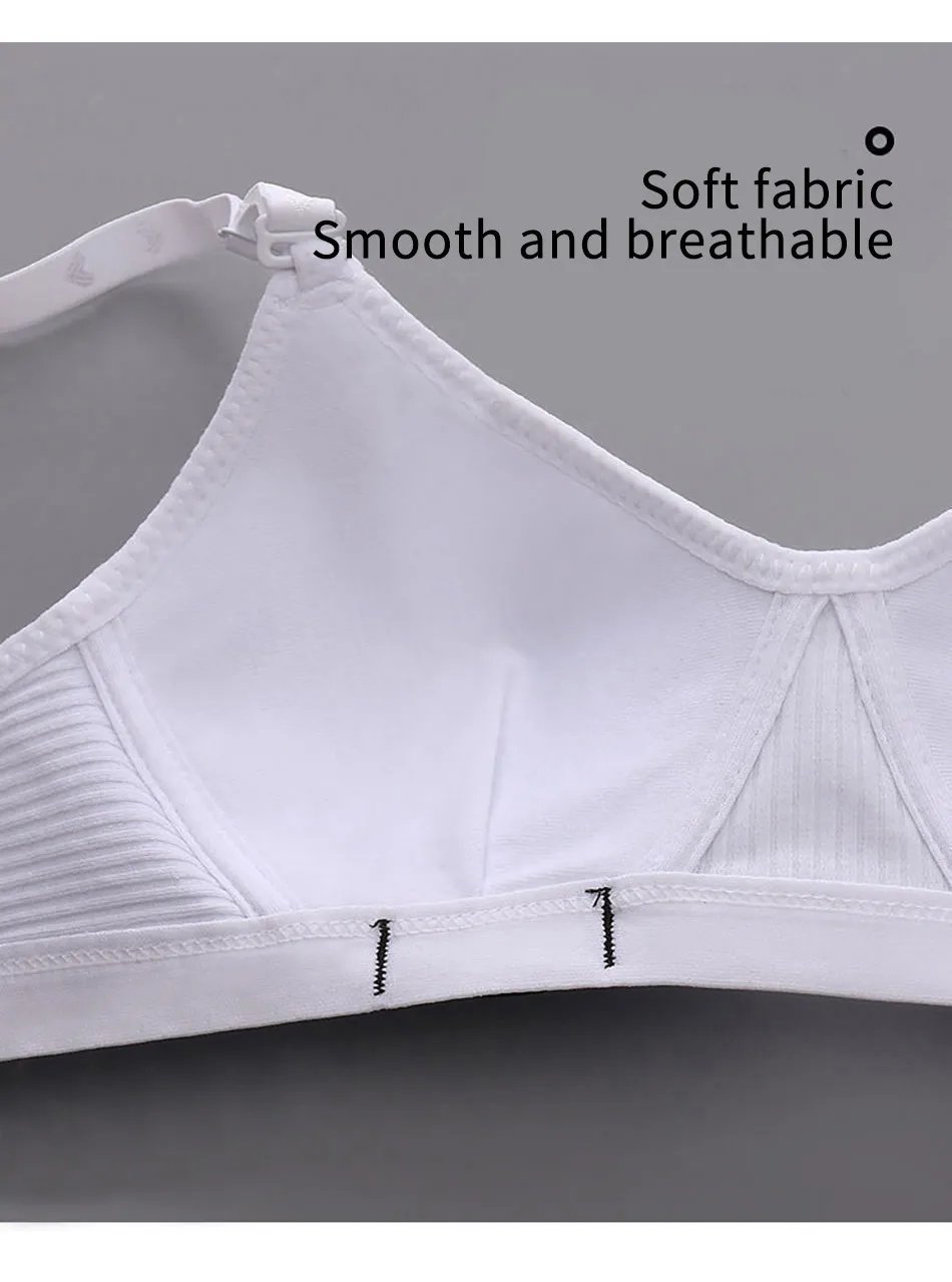 Training Bra for Developing Girls without Steel Rings Comfortable and Traceless Small Bra Pure Cotton Thin Sport Underwears Training Bra for Developing Girls without Steel Rings Comfortable and Traceless Small Bra Pure Cotton Thin Sport Underwears