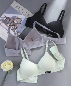 Training Bra for Developing Girls without Steel Rings Comfortable and Traceless Small Bra Pure Cotton Thin Sport Underwears