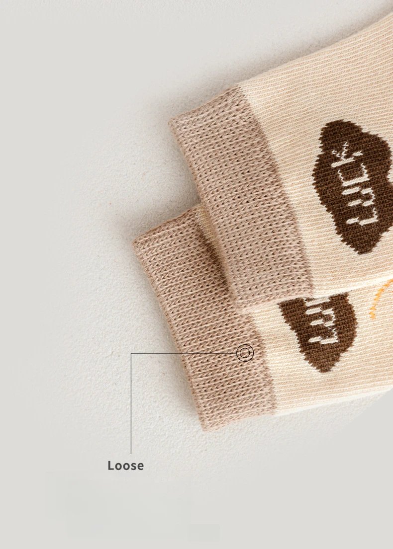 5 Pairs Of Cartoon Children's Socks Casual Boys And Girls Cotton Spring And Autumn Children's Knitted Socks 1-12 Years Old