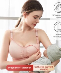 High Quality Plus Size Nursing Bra Breathable Women Breastfeeding Underwear Seamless Maternity Bra Push Up