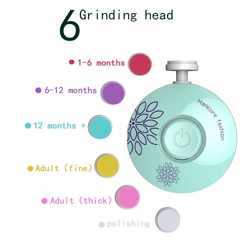 Electric Baby Nail Trimmer Kid Nail Polisher Tool Infant Manicure Scissors Baby Hygiene Kit Baby Nail Clipper Cutter For Newborn Electric Baby Nail Trimmer Kid Nail Polisher Tool Infant Manicure Scissors Baby Hygiene Kit Baby Nail Clipper Cutter For Newborn