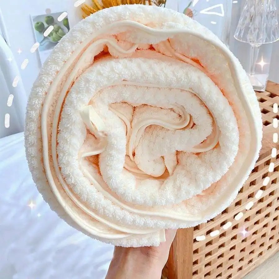 1 Soft Coral Velvet Baby Bath Towel, Baby Bathroom Supplies, Absorbent Bath Towel Suitable for the Beach, Home and Bathroom 1 Soft Coral Velvet Baby Bath Towel, Baby Bathroom Supplies, Absorbent Bath Towel Suitable for the Beach, Home and Bathroom
