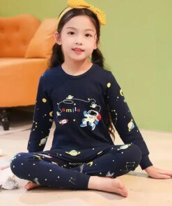 Alternative view of Baby Boys Pajamas Autumn Long Sleeved Children's Clothing Sleepwear Teen Pajama Cotton Pyjamas Sets For Kids 6 8 10 12 14 Years