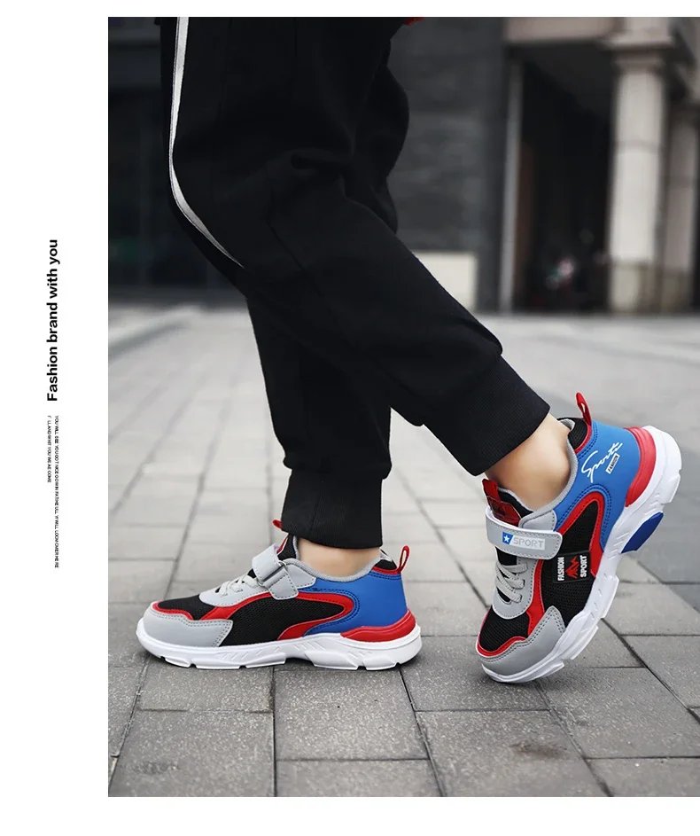 Children's shoes boy sneakers in the spring and autumn with breathable non-slip surface pupil cuhk boy boy fashion shoes