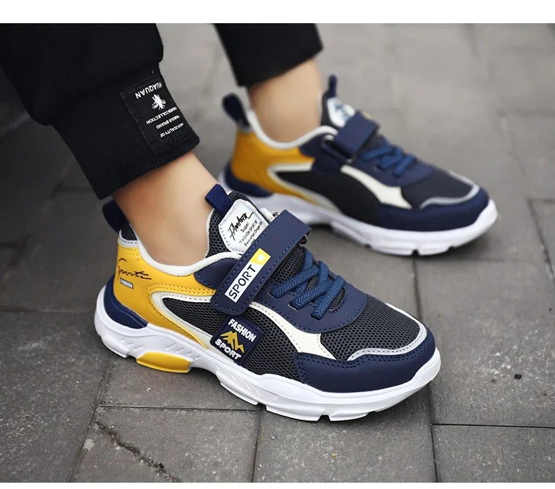 Children's shoes boy sneakers in the spring and autumn with breathable non-slip surface pupil cuhk boy boy fashion shoes