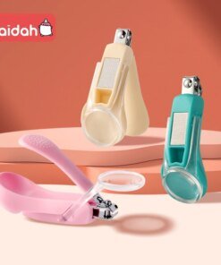 Infant Baby Nail Cutting Clippers Tools Children Kids Magnifier Glass Finger Nail Cutter