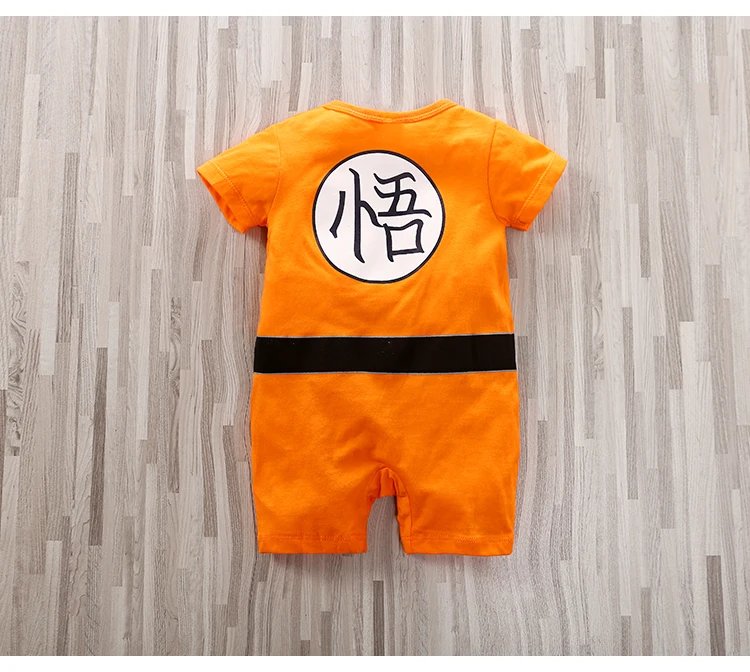 0-18 Baby Jumpsuit Anime Style Handsome Role-Playing Cotton Comfortable And Soft Summer Round Neck Short Sleeved Newborn Clothes 0-18 Baby Jumpsuit Anime Style Handsome Role-Playing Cotton Comfortable And Soft Summer Round Neck Short Sleeved Newborn Clothes