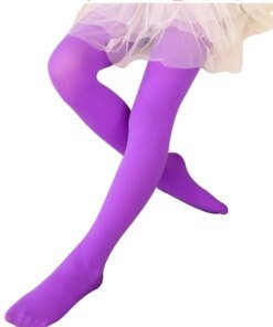 Alternative view of Children Girls Tights for Kids 1 to 15Y Classic Ballet Dance Pantyhose Baby Velvet Candy Color Spring Summer Student Stockings