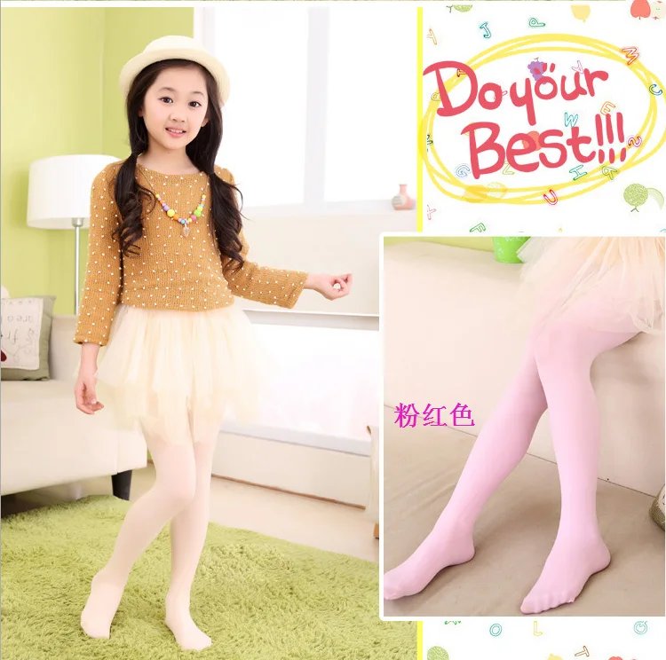 Children Girls Tights for Kids 1 to 15Y Classic Ballet Dance Pantyhose Baby Velvet Candy Color Spring Summer Student Stockings Children Girls Tights for Kids 1 to 15Y Classic Ballet Dance Pantyhose Baby Velvet Candy Color Spring Summer Student Stockings