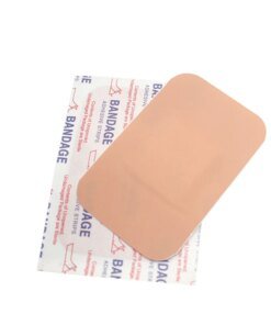 Alternative view of 50pcs/set 7.6*5.1CM Large Skin Patch PE Waterproof Square Shaped Band Aid First Aid Accessories Wound Plaster Adhesive Bandages