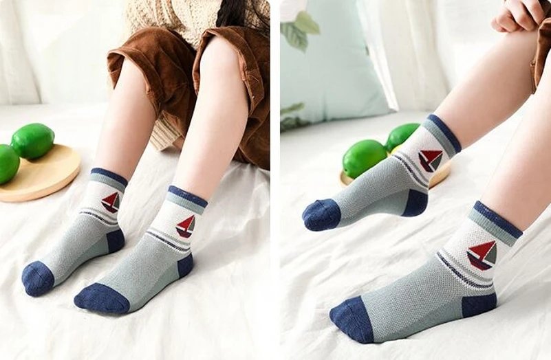 Kids Socks 2023 New Spring Summer Cotton Breathable Mesh Boys Girls Socks 3- 15 Year Children Socks 5 Pairs / Lot Kids Socks 2023 New Spring Summer Cotton Breathable Mesh Boys Girls Socks 3- 15 Year Children Socks 5 Pairs / Lot