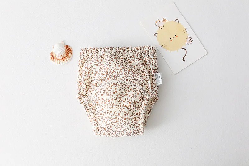 Cotton Baby Training Pants for Kids Diaper Waterproof Underwear Infant Panties Washable Boys Girl Cloth Diapers Reusable Nappies