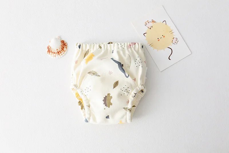 Cotton Baby Training Pants for Kids Diaper Waterproof Underwear Infant Panties Washable Boys Girl Cloth Diapers Reusable Nappies