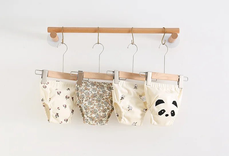 Cotton Baby Training Pants for Kids Diaper Waterproof Underwear Infant Panties Washable Boys Girl Cloth Diapers Reusable Nappies