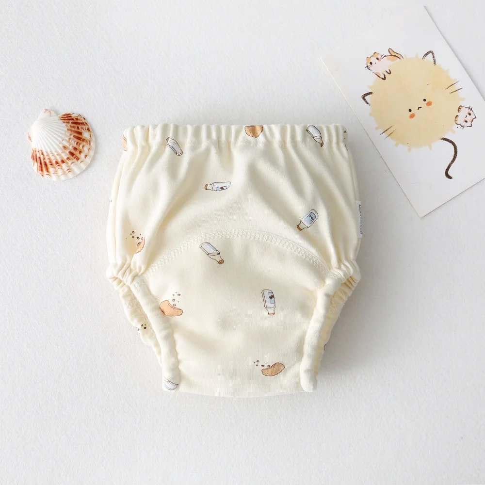 Cotton Baby Training Pants for Kids Diaper Waterproof Underwear Infant Panties Washable Boys Girl Cloth Diapers Reusable Nappies