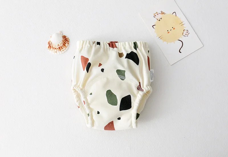 Cotton Baby Training Pants for Kids Diaper Waterproof Underwear Infant Panties Washable Boys Girl Cloth Diapers Reusable Nappies
