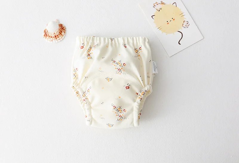 Cotton Baby Training Pants for Kids Diaper Waterproof Underwear Infant Panties Washable Boys Girl Cloth Diapers Reusable Nappies