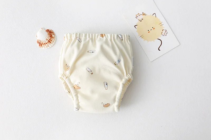Cotton Baby Training Pants for Kids Diaper Waterproof Underwear Infant Panties Washable Boys Girl Cloth Diapers Reusable Nappies