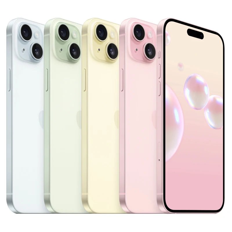 Apple iphone 15 5G 6.1'' 6GB RAM 256GB ROM A16 Bionic Chip iOS 17 All Colours in Good Condition Original used phone