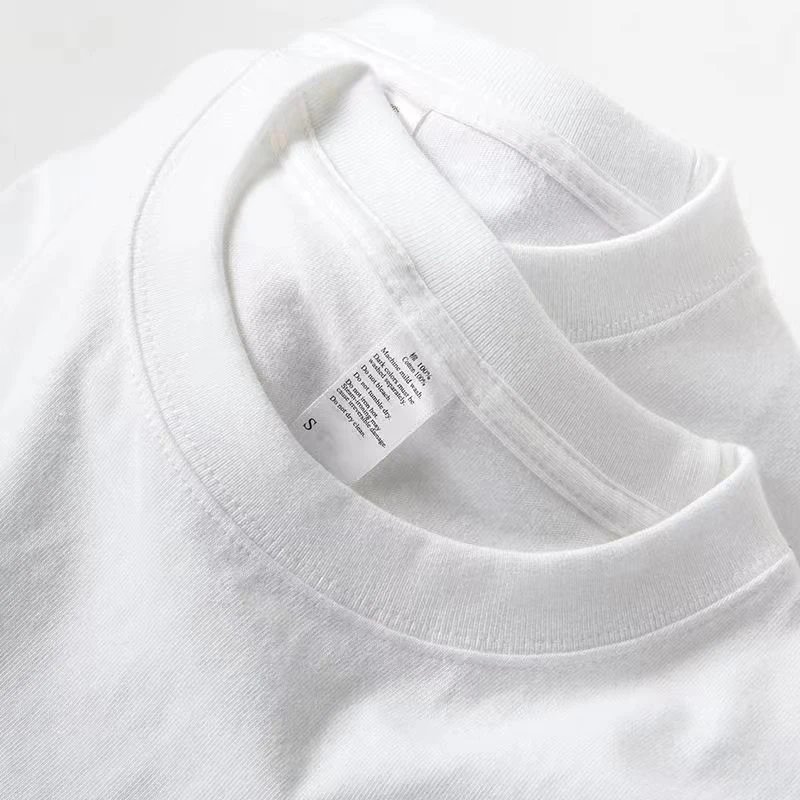 Classic Fashion Printed T-shirt Men's Cotton Breathable Short Sleeved Summer Basic Style Tracksuit Top Male Harajuku Streetwear