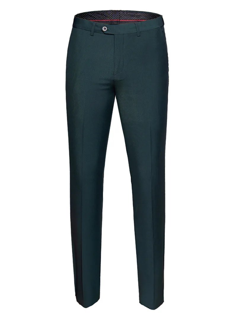 High Quality Suit Pants Mens Fashion Pure Color Business Slim Fit Dress Pant Office Trousers 2020 Men Streetwear Plus Size 6XL