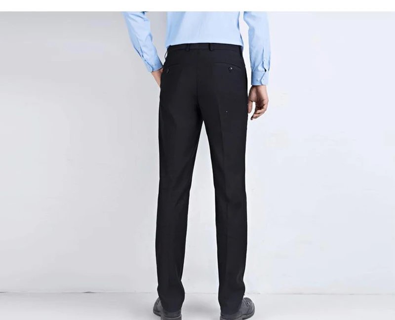 High Quality Suit Pants Mens Fashion Pure Color Business Slim Fit Dress Pant Office Trousers 2020 Men Streetwear Plus Size 6XL