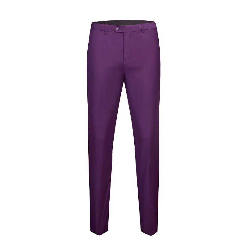 High Quality Suit Pants Mens Fashion Pure Color Business Slim Fit Dress Pant Office Trousers 2020 Men Streetwear Plus Size 6XL