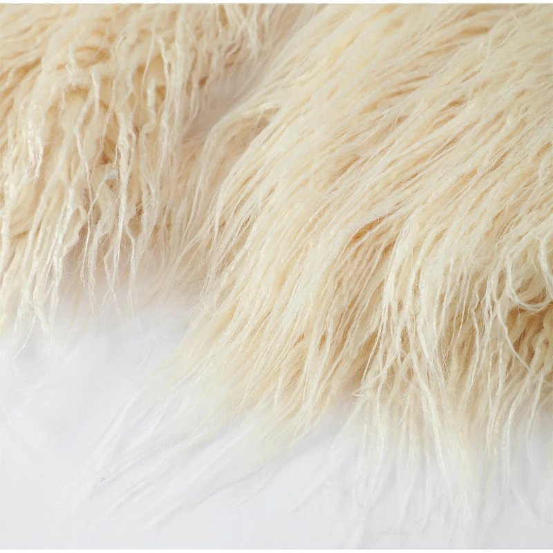 Women Fashion Solid Thicken Faux Fur Coat Elegant Lapel Long Sleeve Cropped Jackets Vintage Female Casual High Street Outerwear Women Fashion Solid Thicken Faux Fur Coat Elegant Lapel Long Sleeve Cropped Jackets Vintage Female Casual High Street Outerwear