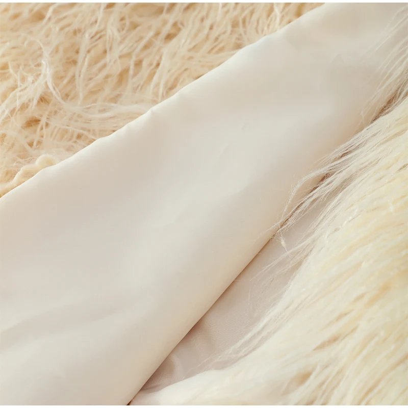 Women Fashion Solid Thicken Faux Fur Coat Elegant Lapel Long Sleeve Cropped Jackets Vintage Female Casual High Street Outerwear Women Fashion Solid Thicken Faux Fur Coat Elegant Lapel Long Sleeve Cropped Jackets Vintage Female Casual High Street Outerwear