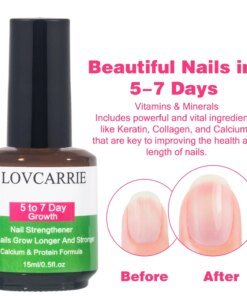 Alternative view of LOVCARRIE Nail Growth 5 to 7 Day Strong Nail Strengthener Calcium Protein Formula Strong Nails Hardener Protect Soft Thin Nails
