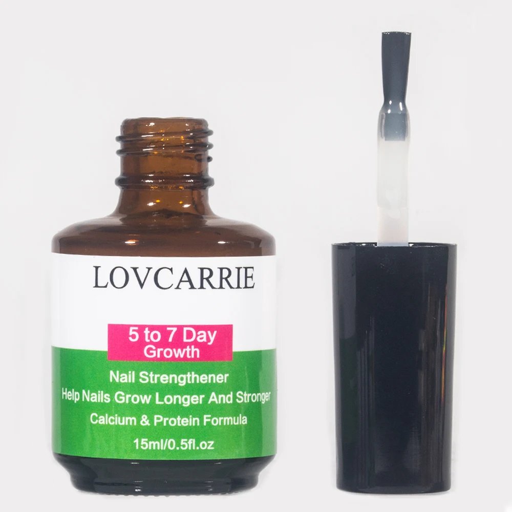 LOVCARRIE Nail Growth 5 to 7 Day Strong Nail Strengthener Calcium Protein Formula Strong Nails Hardener Protect Soft Thin Nails LOVCARRIE Nail Growth 5 to 7 Day Strong Nail Strengthener Calcium Protein Formula Strong Nails Hardener Protect Soft Thin Nails