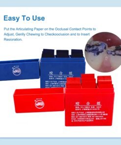 Alternative view of Denspay 300 Sheets Dental Articulating Paper Dentista Double-Sided Bite Strips Oral Dentist Teeth Care Whitening Material Tool