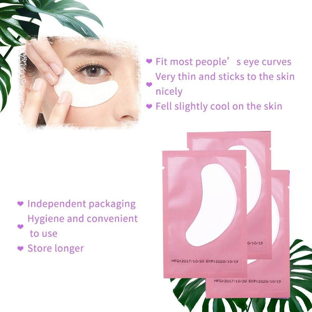 100pairs eye patches eyelash extension under eyelashes fake lashes stickers lash extension supplies patches for building eyelid 100pairs eye patches eyelash extension under eyelashes fake lashes stickers lash extension supplies patches for building eyelid