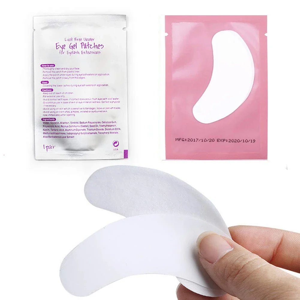 100pairs eye patches eyelash extension under eyelashes fake lashes stickers lash extension supplies patches for building eyelid 100pairs eye patches eyelash extension under eyelashes fake lashes stickers lash extension supplies patches for building eyelid