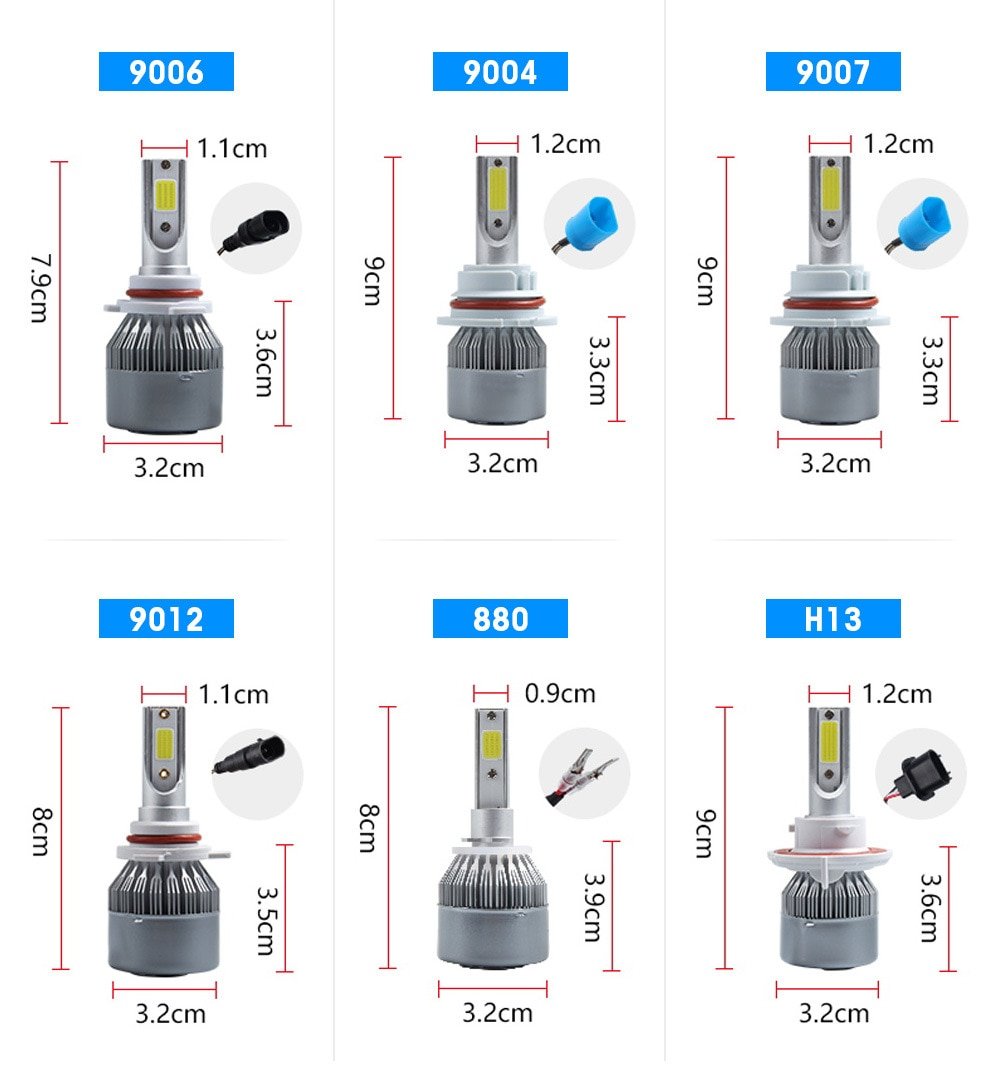 Car LED Headlamp Bulbs Car LED Headlamp Bulbs