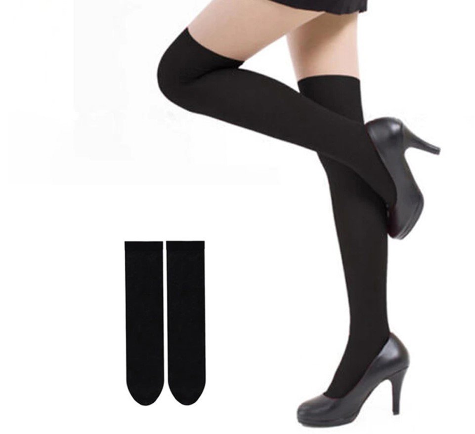 Women's Solid Color Over Knee Socks