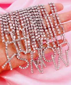 Initial Pendant Necklace for Women