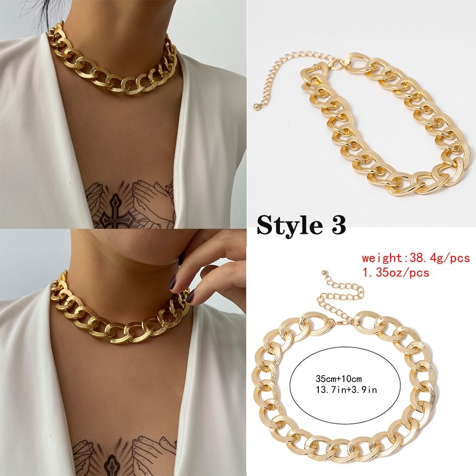 Women's Chain Stylized Necklace Women's Chain Stylized Necklace