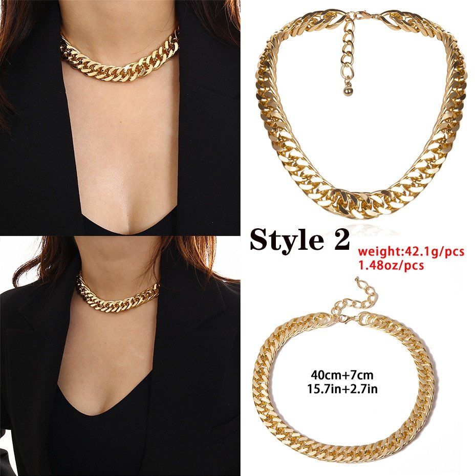 Women's Chain Stylized Necklace Women's Chain Stylized Necklace