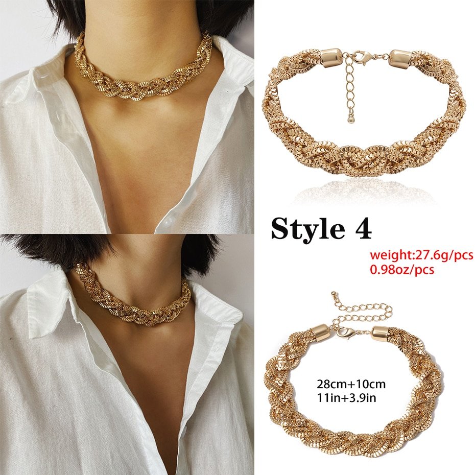 Women's Chain Stylized Necklace Women's Chain Stylized Necklace