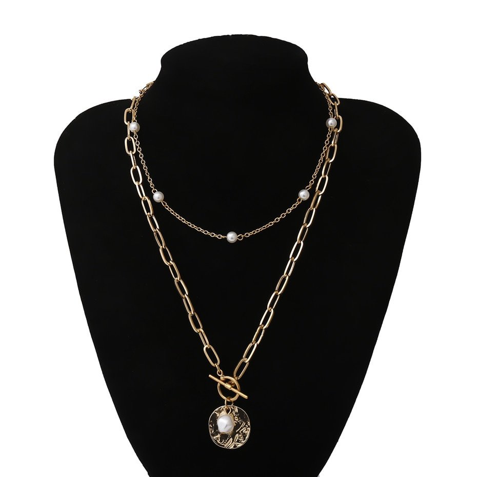Women's Baroque Pearl Coin Pendant Women's Baroque Pearl Coin Pendant