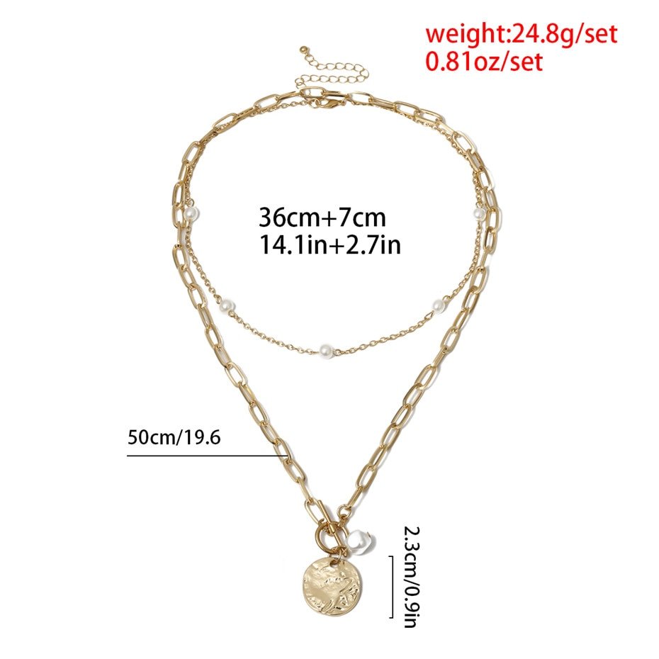 Women's Baroque Pearl Coin Pendant Women's Baroque Pearl Coin Pendant