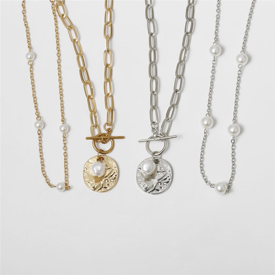 Women's Baroque Pearl Coin Pendant Women's Baroque Pearl Coin Pendant