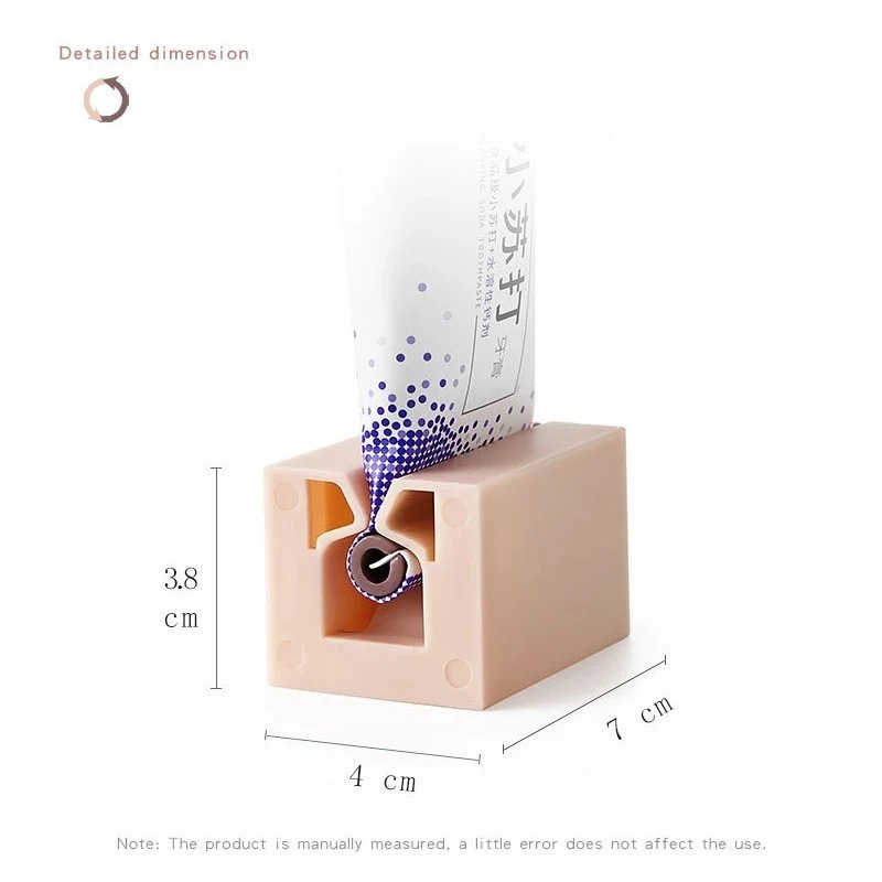 3Pcs Toothpaste Squeezer Rolling Tube, Toothpaste Seat Holder, Rotate Toothpaste Dispenser for Bathroom,  bathroom accessories